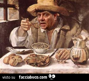 Mastella in versione il mangiatore di fagioli