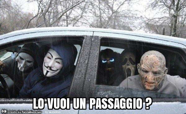 Lo vuoi un passaggio?