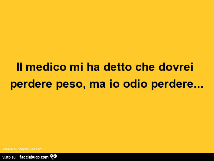 Dovrei perdere peso ma io non perdo mai, Diario alimentare. Ora dis